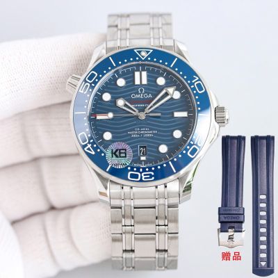Omega Seamaster 300M 42MM in Diameter 8800 Movement Blue Dial Watch